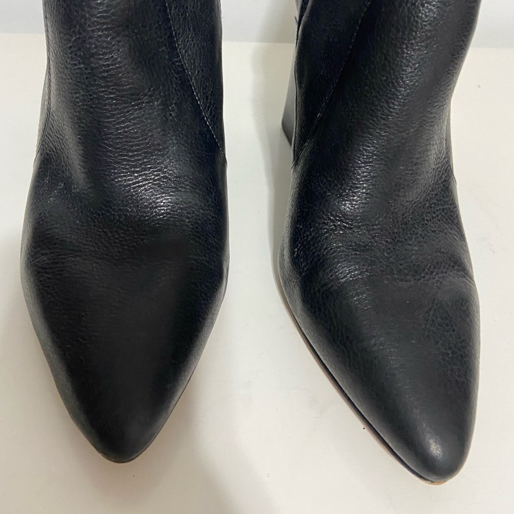 Vince Camuto black heeled boots. Real leather. Size 8. - Picture 9 of 14